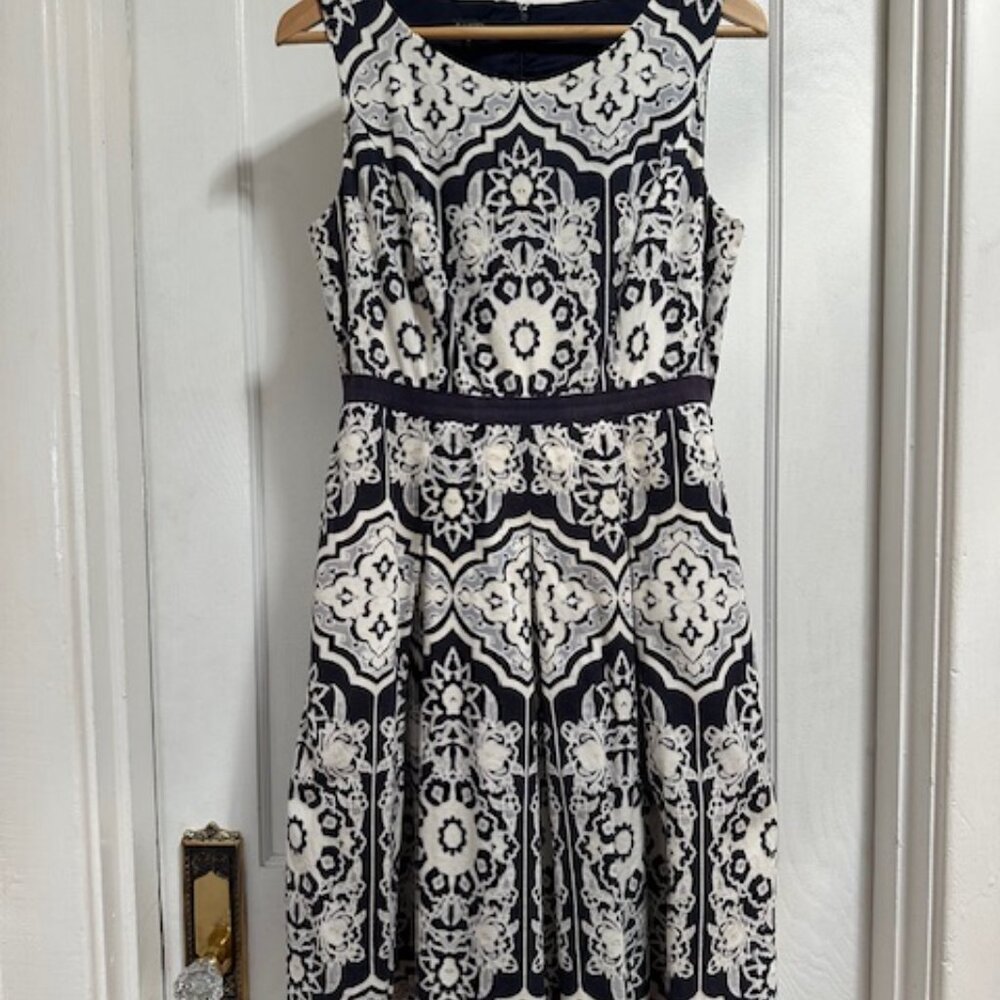 "Ottoman Tile" pattern A-line dress